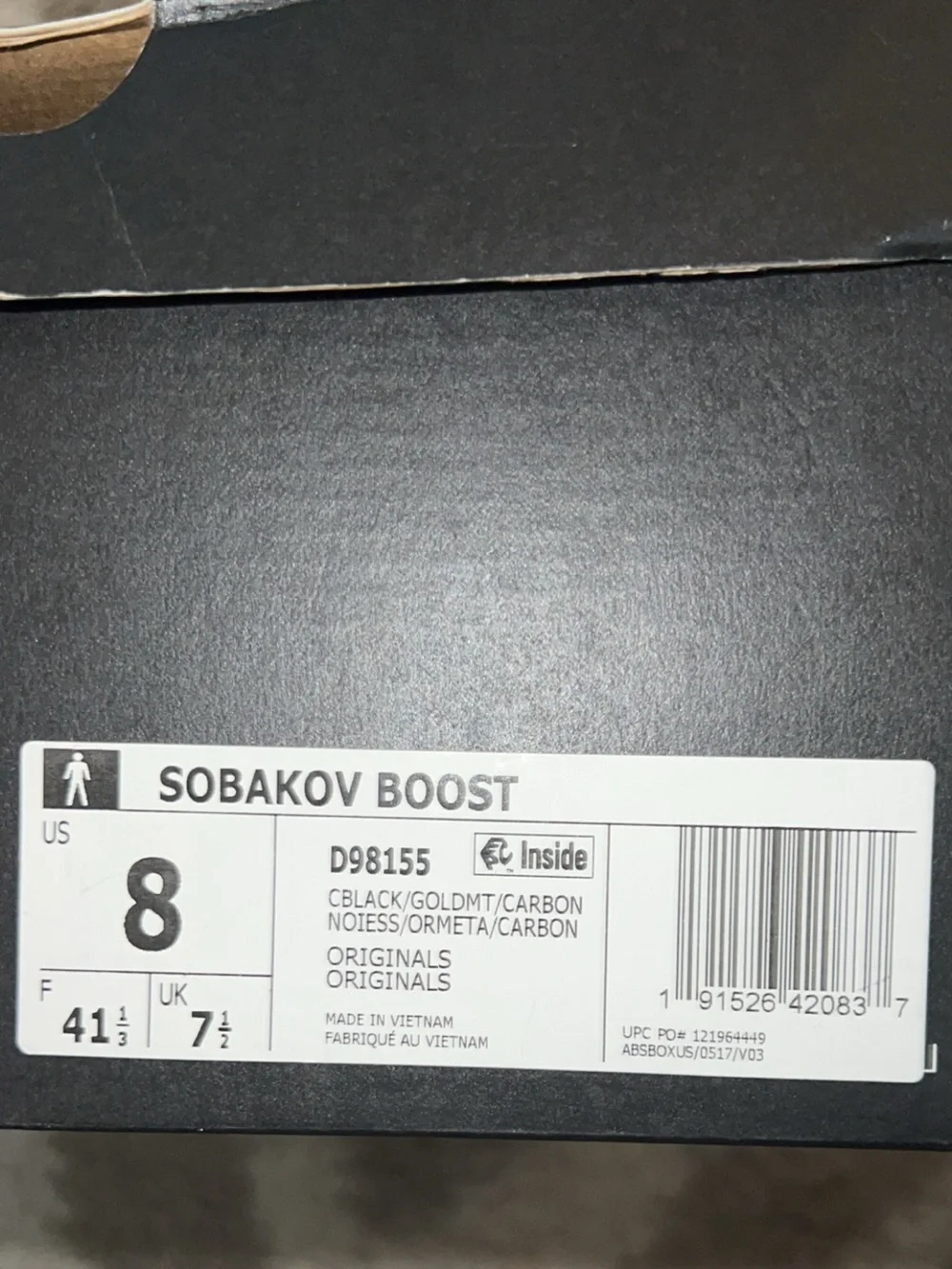 adidas Men’s Black and Olive Green Athletic Sneakers